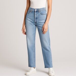 AGOLDE Light Wash Ripley Straight Leg Jean